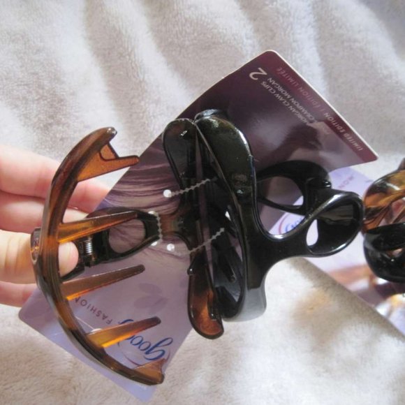 2 Goody Morgan Claw Clips Large Thick Hair Deep Teeth Fashionow Limited Edition - Picture 4 of 13